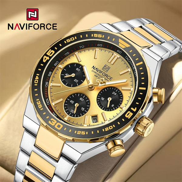 NAVIFORCE Men'S Watch | Perfect for Gifts  ساعة نیوی فورس للرجال| مثالية للهدايا