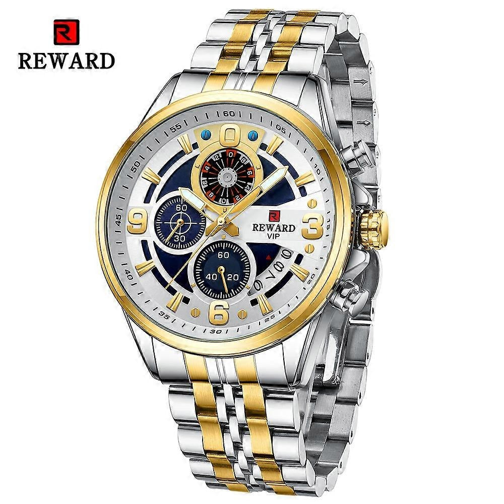 REWARD VIP RD81057M Luxury Original Men's Watch Antique Chronograph Waterproof |Best for VIP Persons